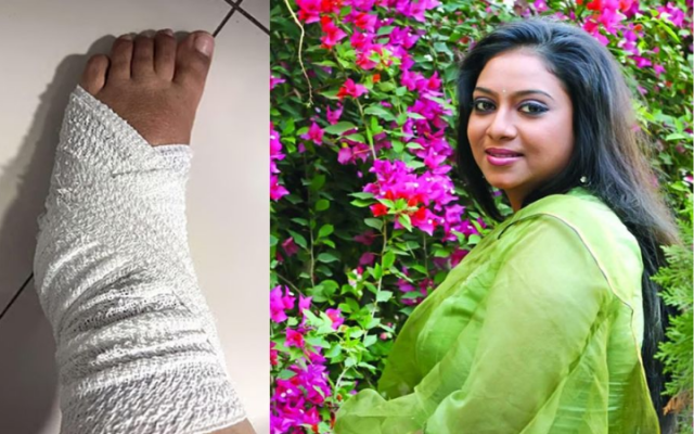 শাবনূর হাঁটতে পারছেন না