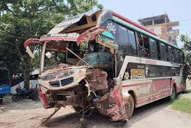 যাত্রীবাহী বাস নিয়ন্ত্রণ হারিয়ে মসজিদে ধাক্কা, প্রাণ গেল বাবা-ছেলের