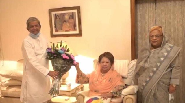 ভালো আছেন খালেদা জিয়া, শুভেচ্ছা জানিয়েছেন সবাইকে : মির্জা ফখরুল